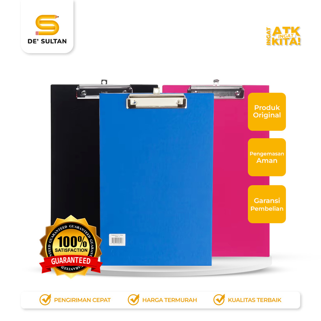 

BANTEX PAPAN BERJALAN/ CLIPBOARD FOLIO SIZE 4205 (1PC)