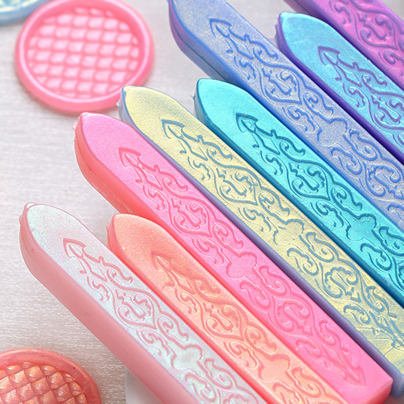 

6pcs Seal Wax Sticks DIY Vintage Stamp Sealing Wax Sticks Wedding Party Invitation Sealing Wax For Fashion Gift Decoration