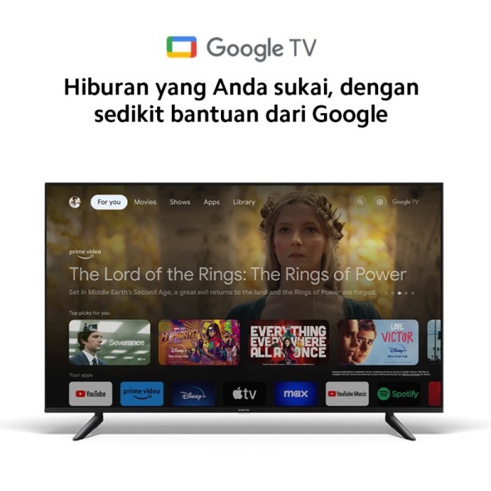 Xiaomi Mi TV A Pro 55" 2025 4K QLED 60Hz Google TV Smart Dolby Audio - MI TV A PRO 55"