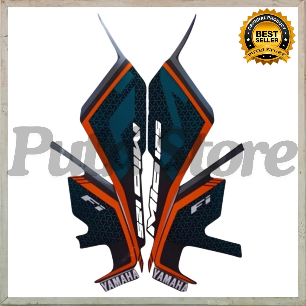 Stiker Striping Mio M3 2020 Biru List Stiker Standar Mio M3 2020 Striping Standar Mio M3 2020