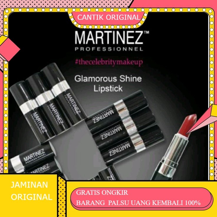Lipstik Martinez Profesionnel Glamorous shine