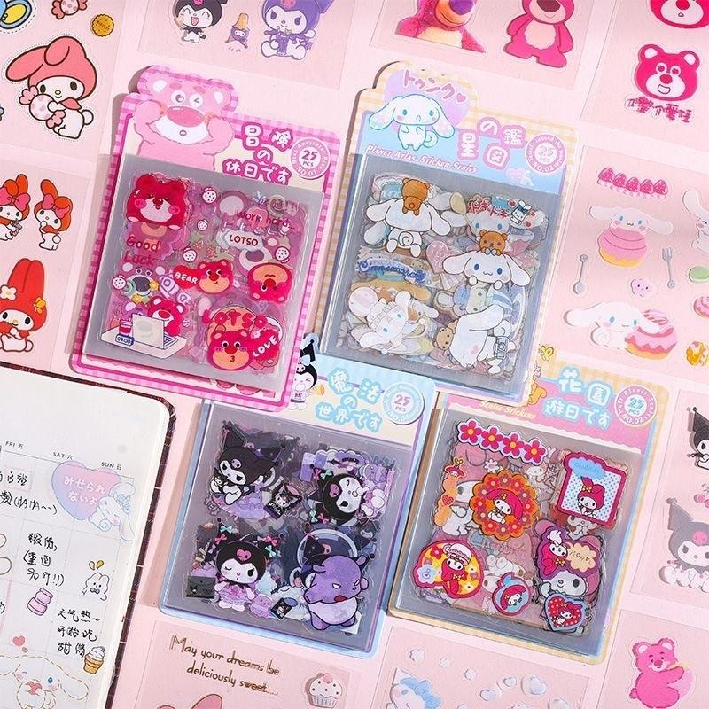 

【UNIQQSO】25 lembar STICKER SANRIO/LOTSO/MELODY AESTHETIC DIY DAIRY BOOK/TUMBLER/CASE/LAPTOP