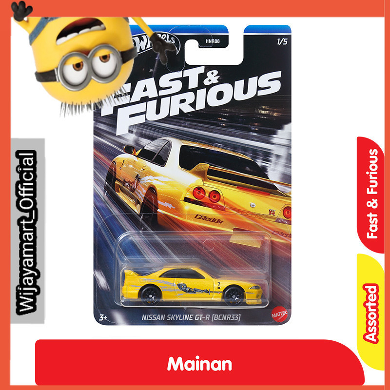 

Hot Wheels Fast & Furious Mainan Mobil Anak Assorted