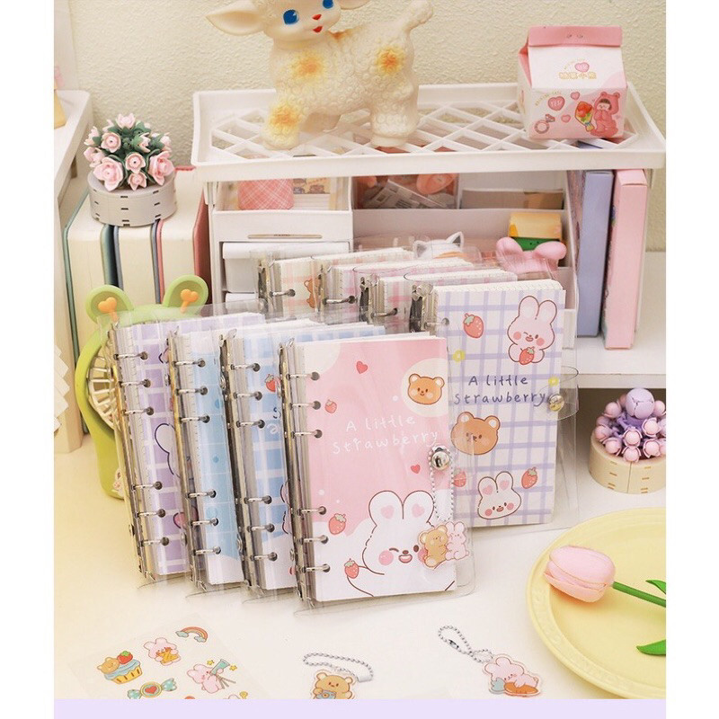 

binder A6/ binder lucu/ jurnal/ buku catatan/ binder kawai