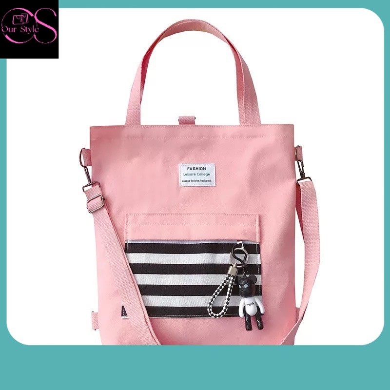 Totebag Terbaru / TAS AMELIA TOTE BAG SALUR - Tas Tote Bag Wanita Multifungsi Bisa Selempang dan Ran