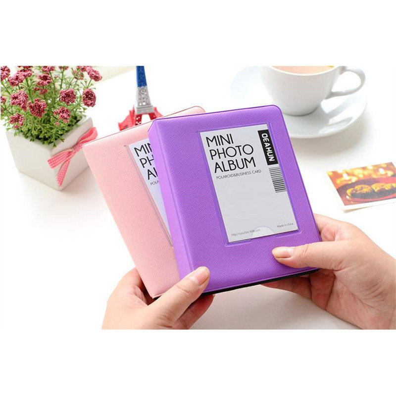 64Pockets Mini Instant Photo Album Picture Case for Fujifilm Instax Mini Film 7s 8 25 50s 90 instax 