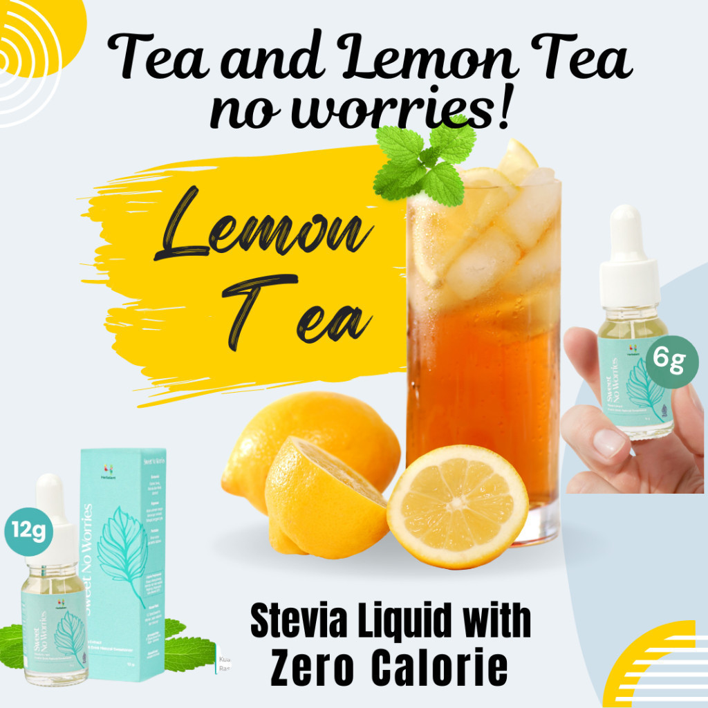 

Stevia Liquid Sweet Pemanis Minuman Teh dan Lemon Tea Zero Calorie Sweetener Herbal Alami Herbalant