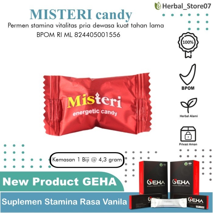 Misteri Candy 1 biji - Permen Kopi Misteri - Kopi Stamina Pria Dewasa