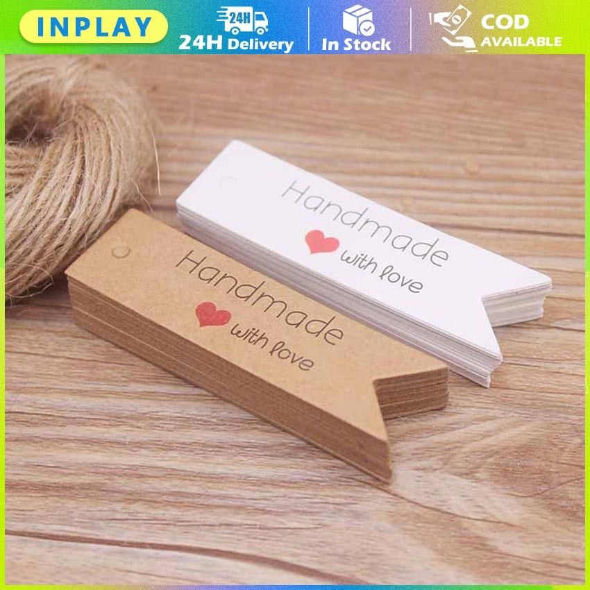 

Label Buatan Tangan Yang Panjang / Hang Tag Handmade / Label Tag Handmade Premium / Kartu Souvenir / Handmade Card