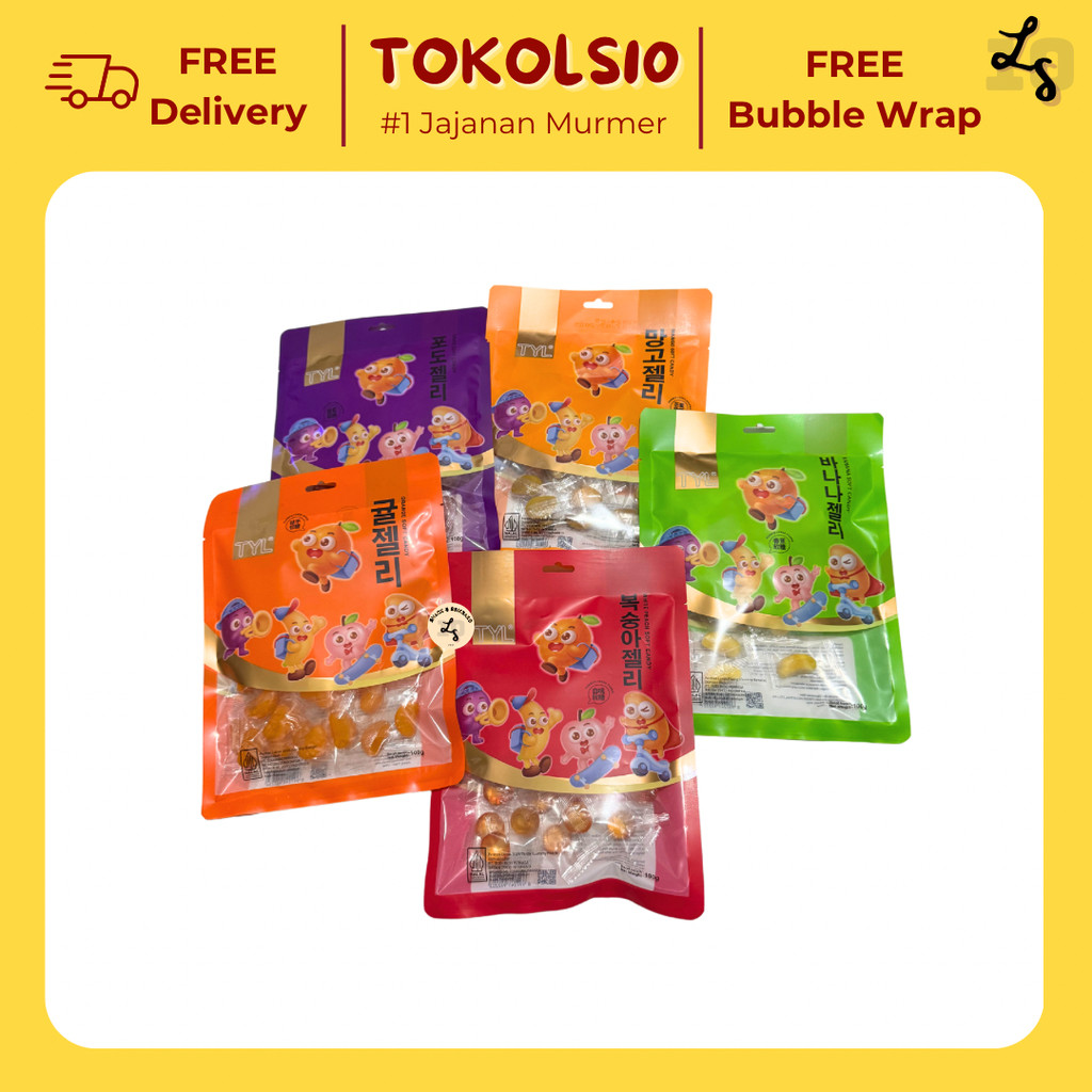 

TYL Soft Candy Permen Lunak Buah 1 Pack isi 20 pcs