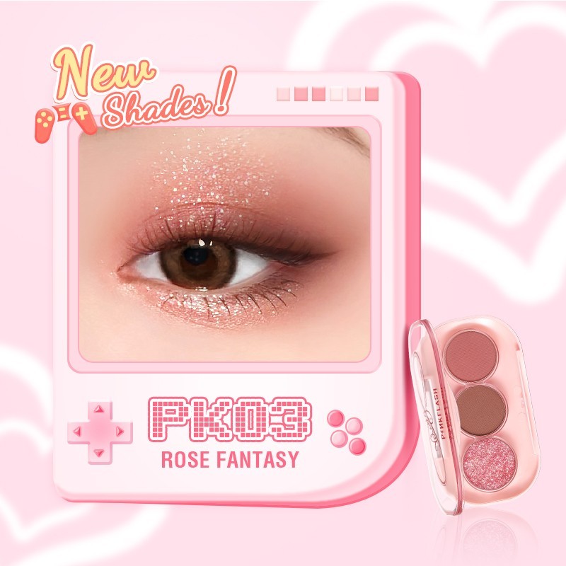 PINKFLASH  3 Pan Eyeshadow Palette Velvety PF-E23 #PK03