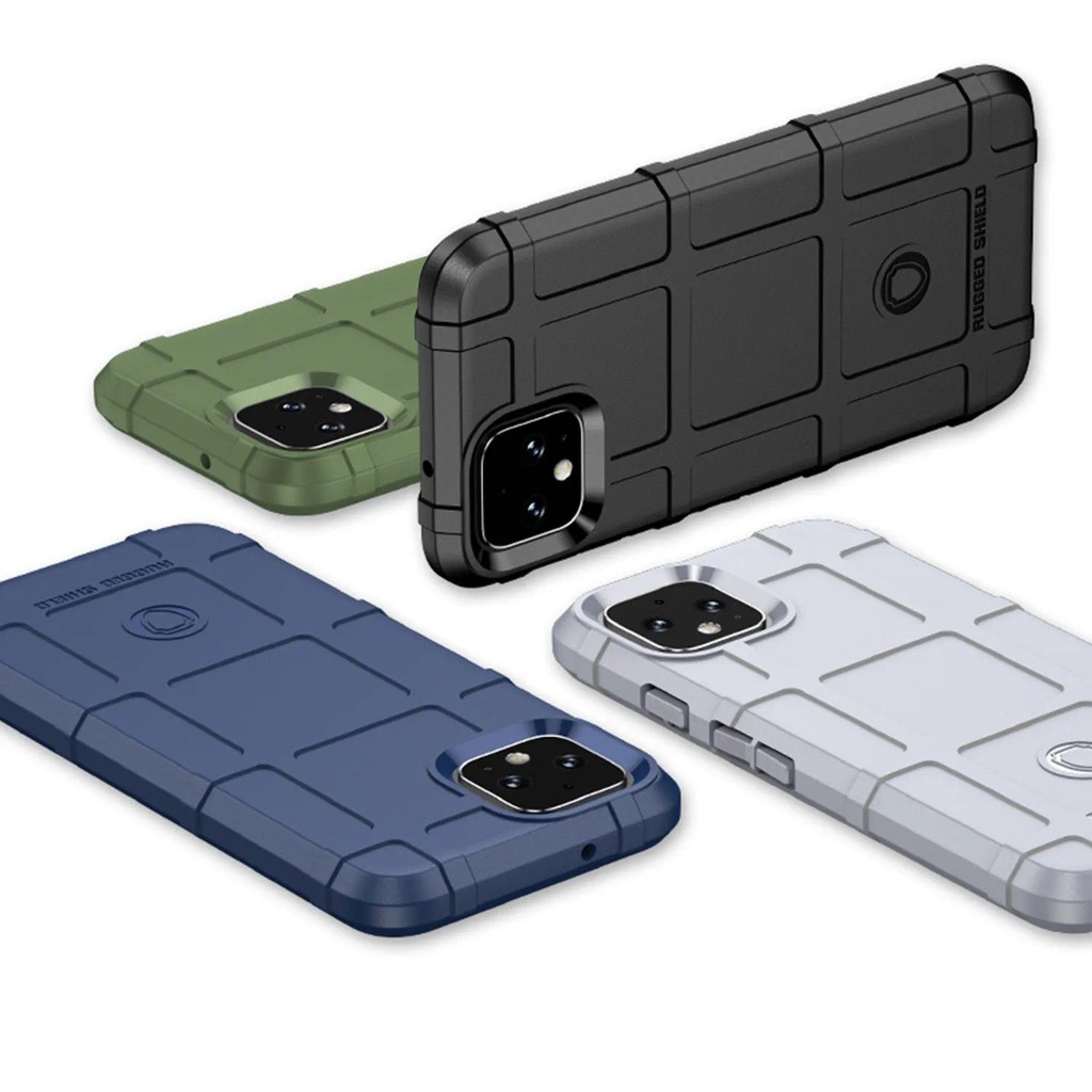 Phone Casing Google Pixel4 XL pixel4xl Armor Silicone Case Tugas Berat Matte Back Cover untuk pixel 