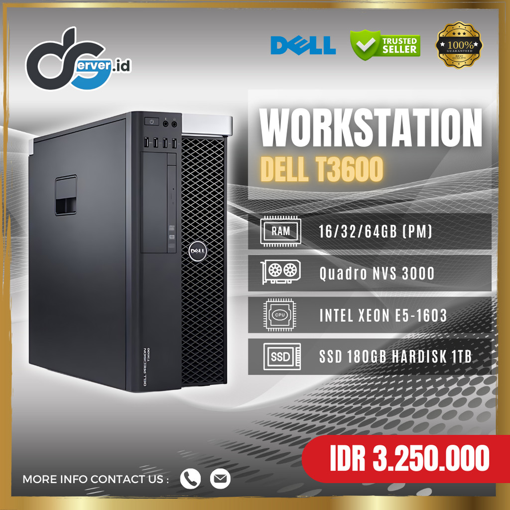 Workstation Dell Precision T3600 Intel Xeon E5-1603