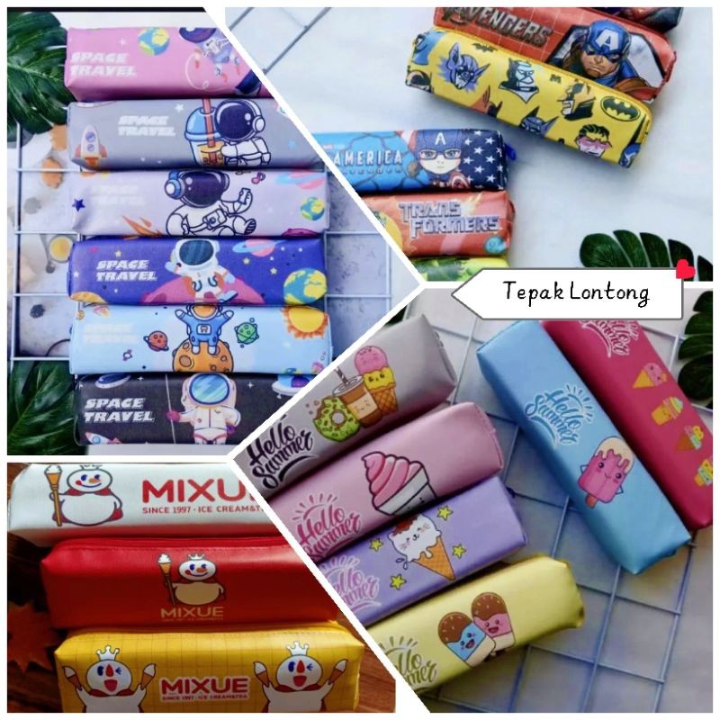 

Tepak Tempat Pensil Lontong Karakter Kuromi Free Plastik Opp (Ecer)