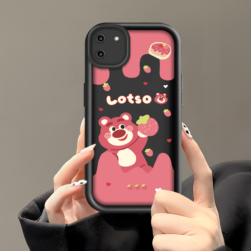 Casing Hp Untuk Realme C11 Phone Case Cesing Soft Cover Lotso 2966 Mode Kesing Cream Cassing