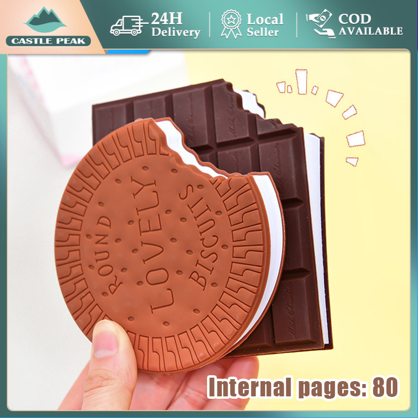 

Notebook Mini Motif Lucu Biskuit Cokelat Isi 80 Lembar Buku Catatan Notes Memo Pad Mini Cookie Biskuit Cokelat Unik Lucu Memiliki rasa coklat