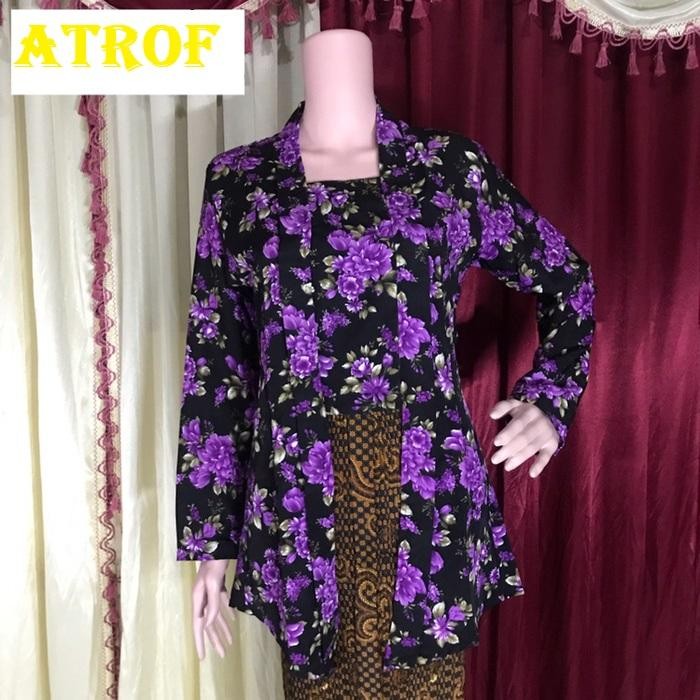 Kebaya kutu baru motif kembang batu | kebaya kembang batu /Kebaya Kembang Dewasa / Kebaya Kutubaru K