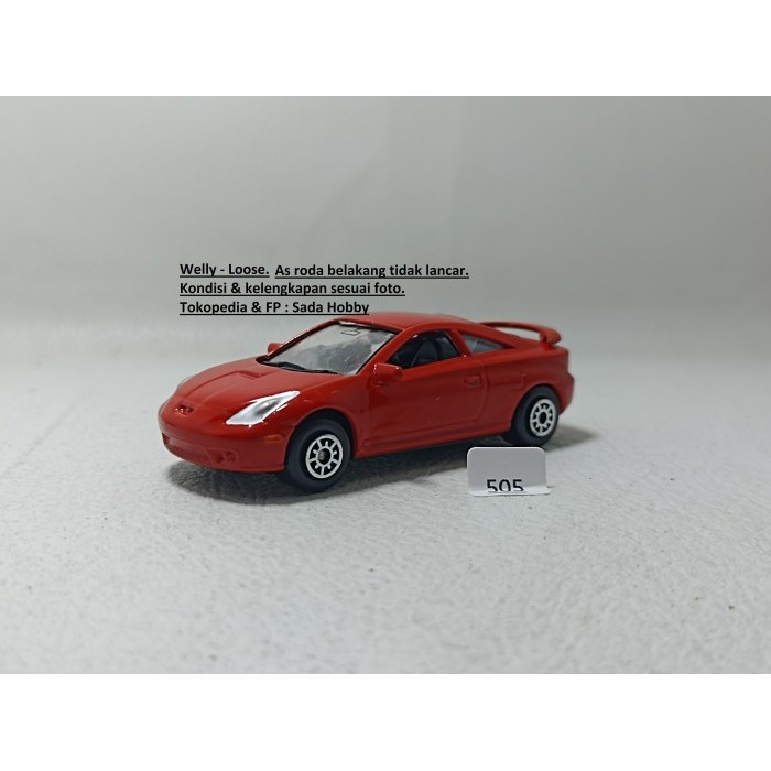 KMS99 KMS99 Diecast Welly 1/64 Toyota Celica Red Varian Velg Unit Only