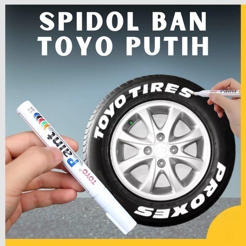 

Spidol Ban Mobil Motor Toyo SA101 Karet Stabilo Cat Grafity Car Tyre Marker Kendaraan Permanen Original Anti Air
