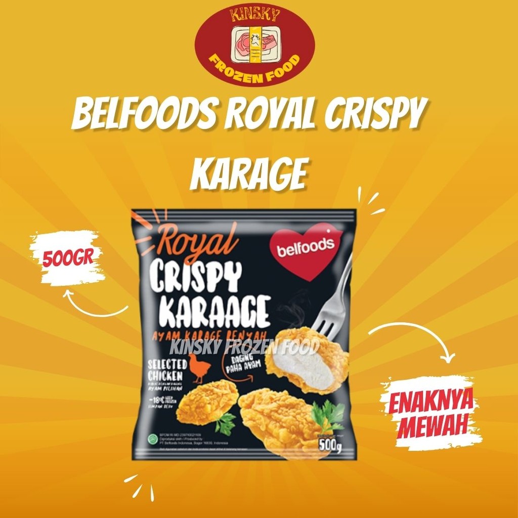 

BELFOODS ROYAL CRISPY KARAGE 500GR