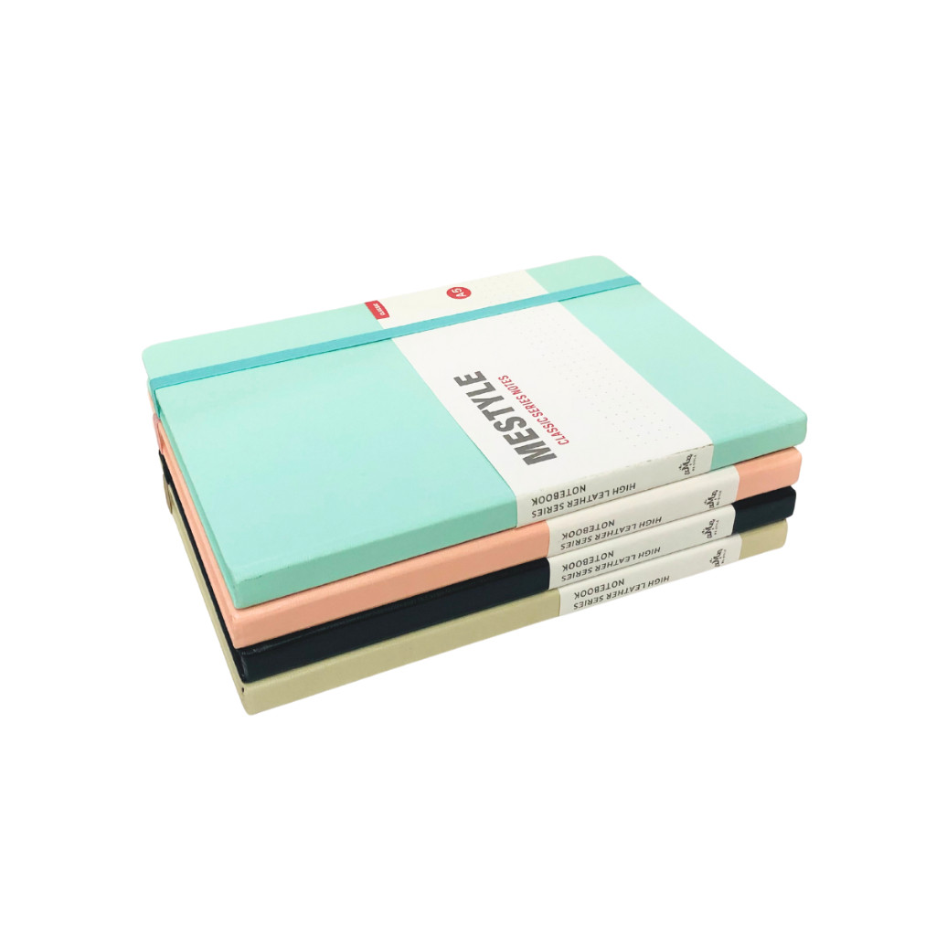 

Notebook A5 Impor Mestyle 2523-1 Buku Tulis Catatan Bergaris Notebook Hard Cover Catatan Kantor Notebook Warna Pastel - Satuan SHESB