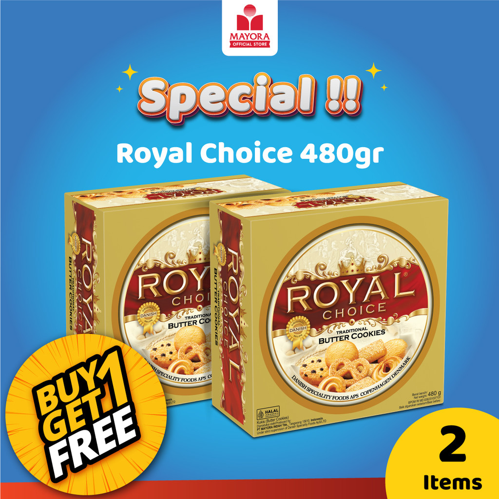 

Biskuit Royal Choice 480 gr BUY 1 GET 1