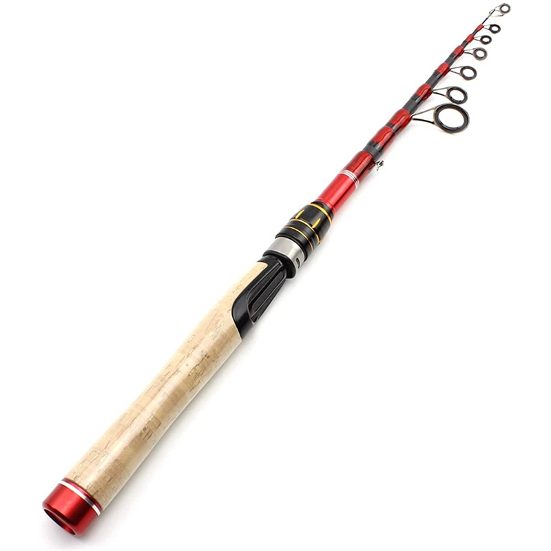 High Quality 1.6m-2.7m Fishing Rod Carbon Fiber Lure Rod Short Travel Lightweight Rod Telescopic Sup