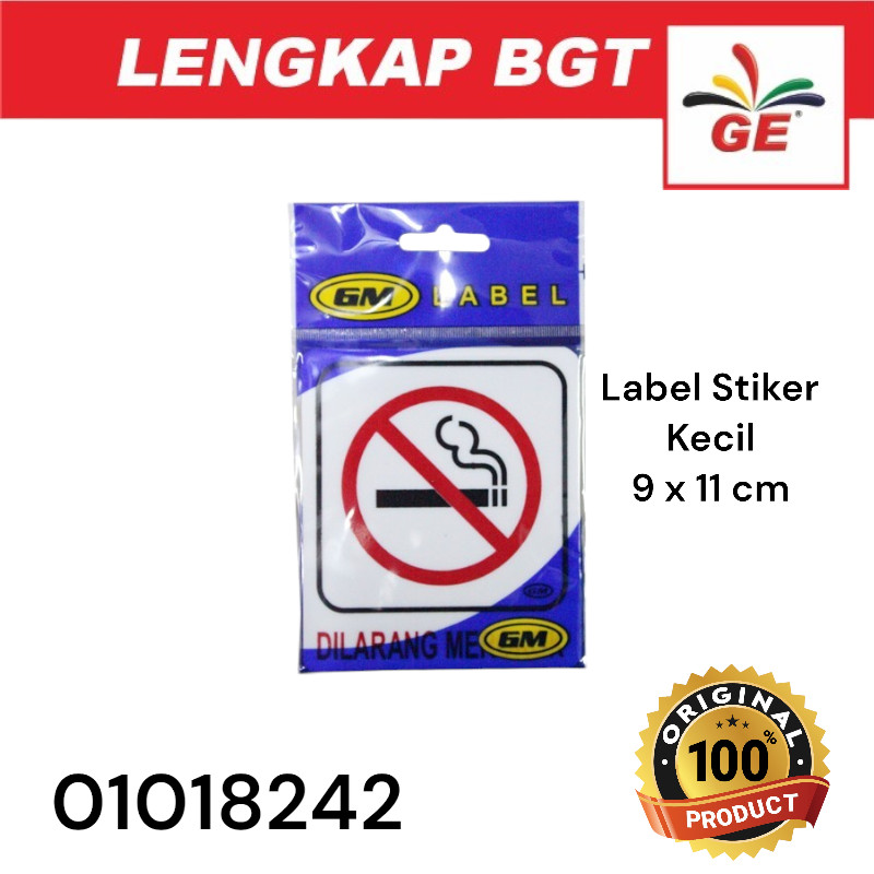 

GM Label Stiker (K) DILARANG MEROKOK LK-03 - 01018242