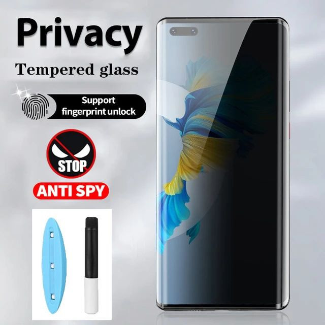 Uv Spy - Tempered Glass Samsung Note 8 Note 9 Note 10 Note 10 Plus Note 20 Note 20 Ultra Anti Spy Uv