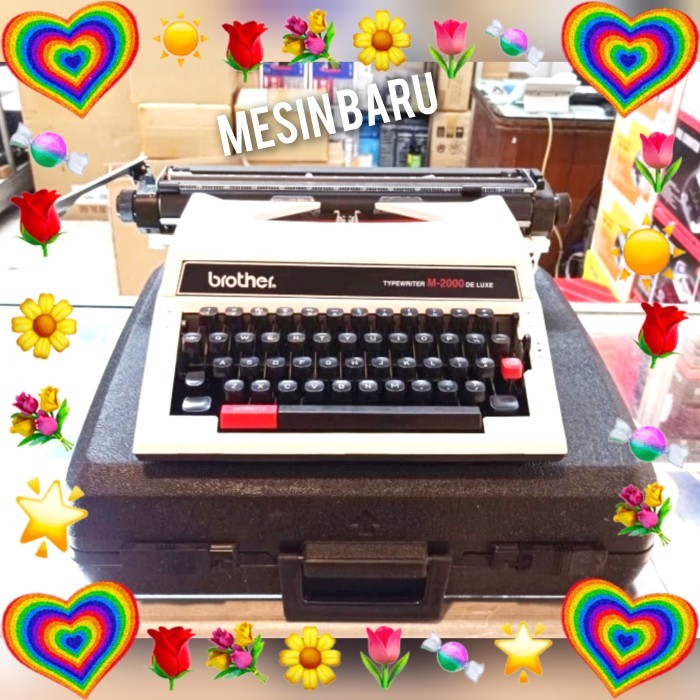 

Mesin tik manual brother m2000 baru