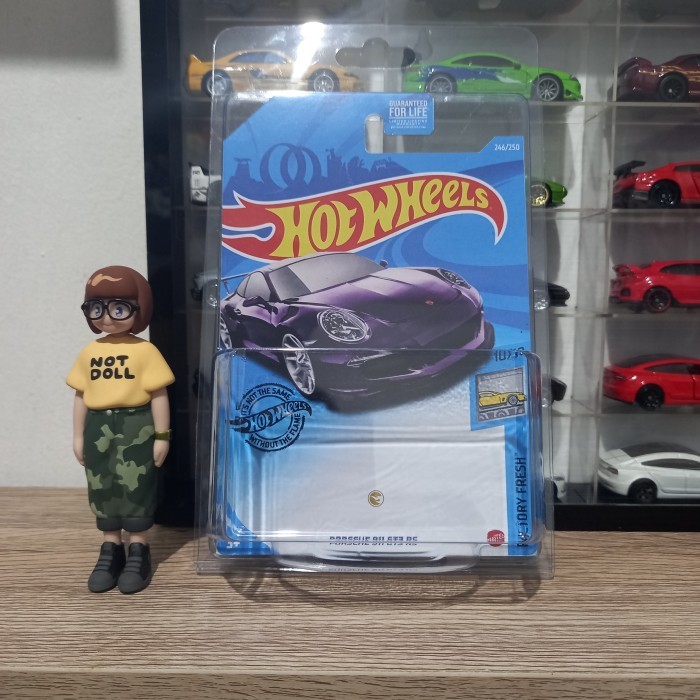 CUSTOM BLISTER HW CARDED Porsche 911 GT3 RS Purple Super Treasure Hunt Hot Wheels BIB ZAMAC