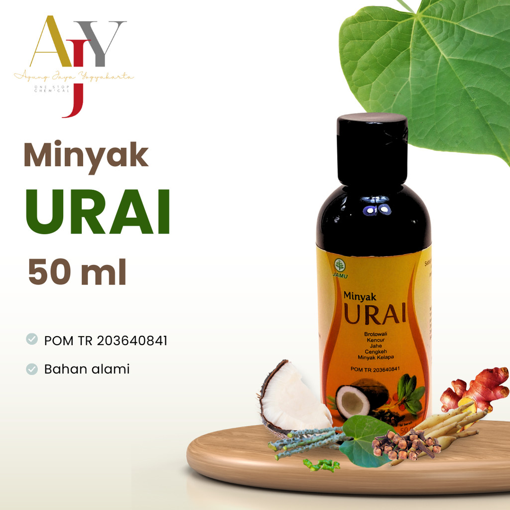 Minyak Urai Oil 50 ml / Minyak Syaraf / Minyak / Minyak Urut / Minyak Sambung Tulang / Minyak Panas 