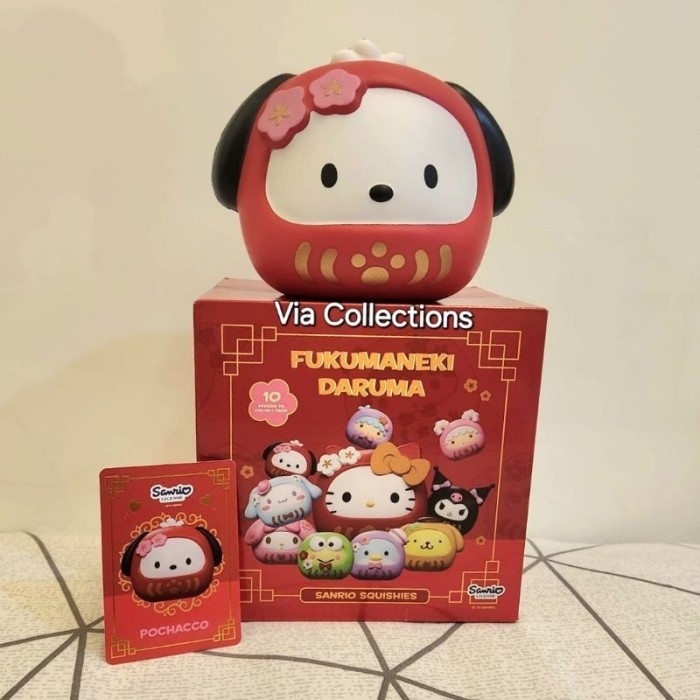 Squishy Jumbo SANRIO Fukumaneki Daruma - HK