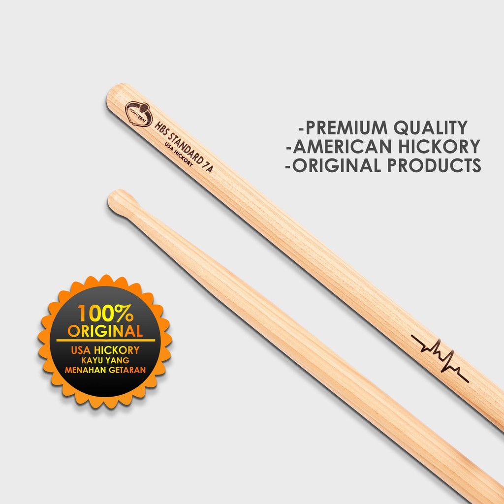 JU87Y Heartbeat Drumstick Natural