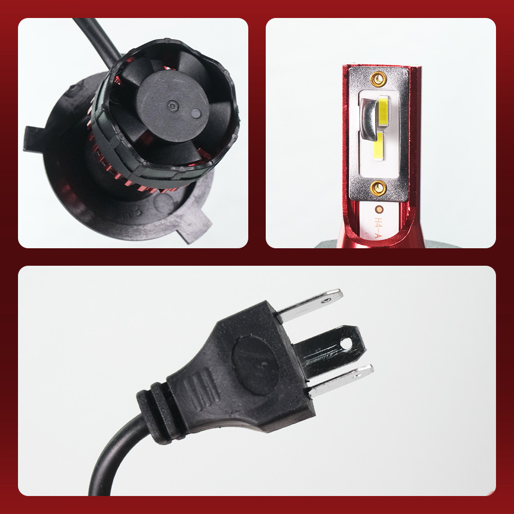 GT Lampu Depan Mobil LED ZES: 12000 Lumens, Penerangan Optimal