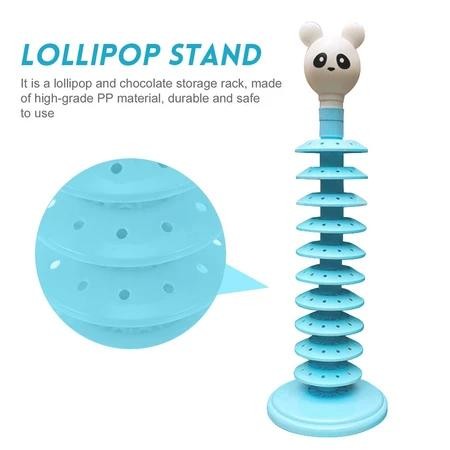 Stand Lolipop Display Tempat Permen Lolipop Cakepop Pagar Plastik Lollipop Stand Chupa Chups Rak