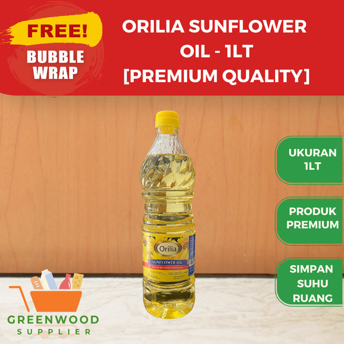 

[HEMAT] Orilia Sunflower Oil / Minyak Bunga Matahari - 1LT