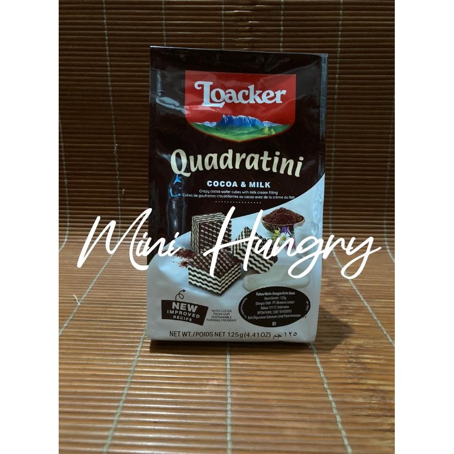 

Loacker Quadratini 110-125gr All Varian - Cocoa n Milk