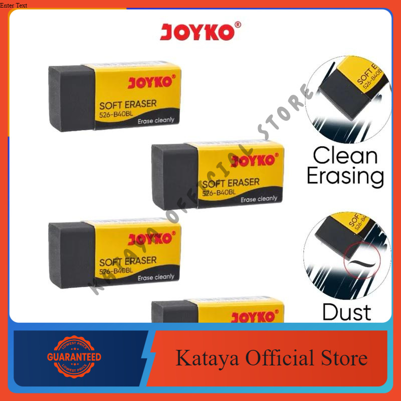 Penghapus Joyko / Eraser 526-B40BL Hitam