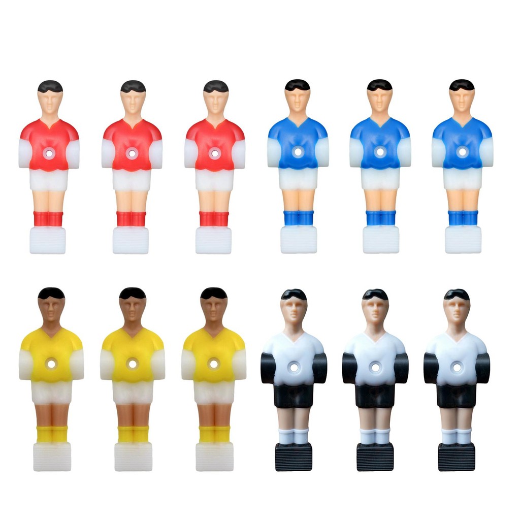 3Pcs Soccer Table Men Player Soccer Player Foosball Accessories, Mini Doll Table