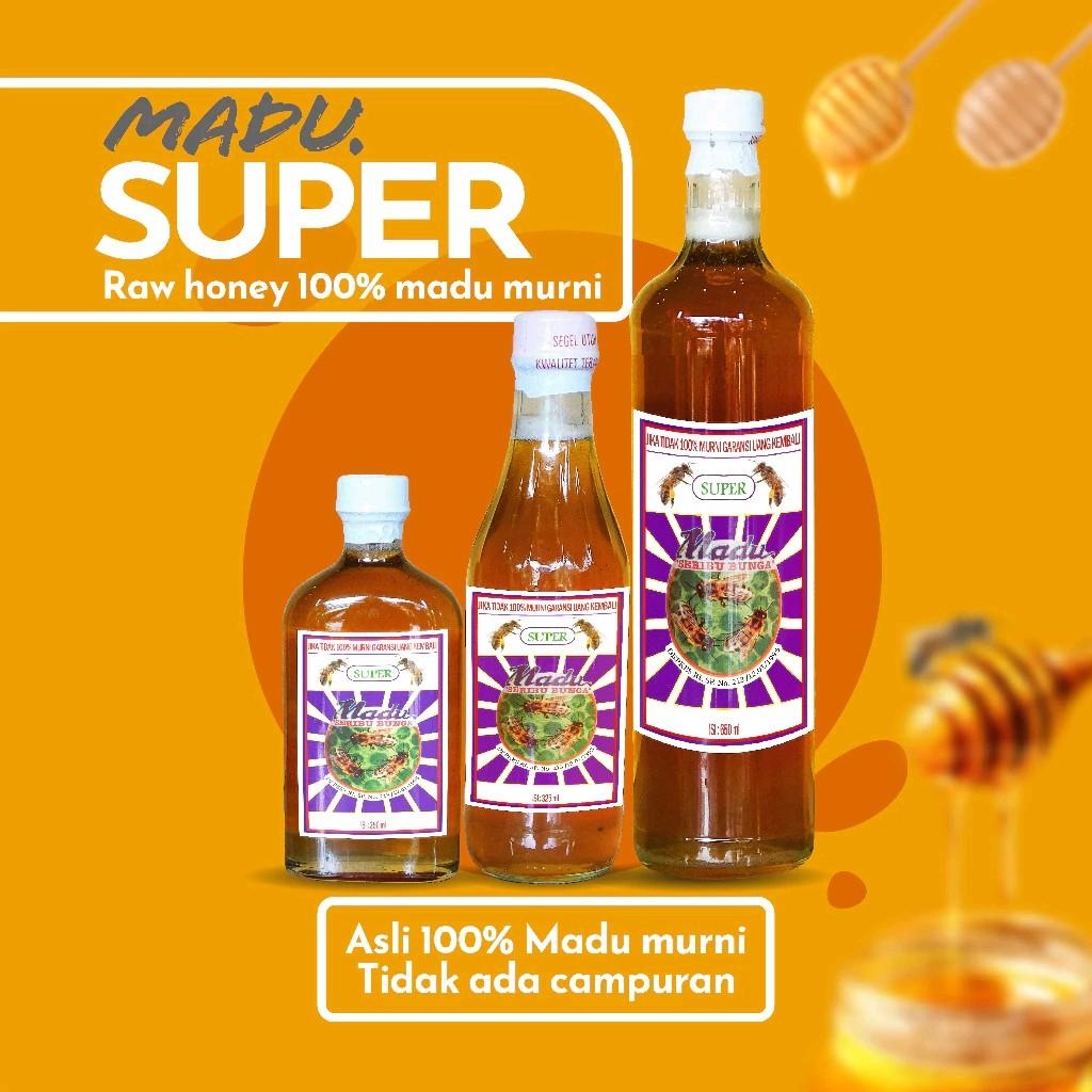 

Madu Super - Madu Seribu Bunga Madu Asli Madu Murni Raw Honey Syrup