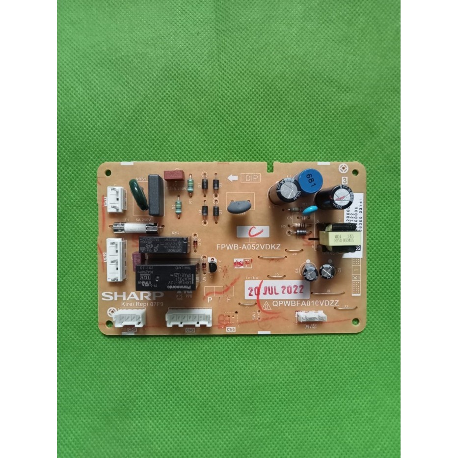 Modul Pcb Kulkas 2 Pintu Sharp 5 kabel Socket Ori