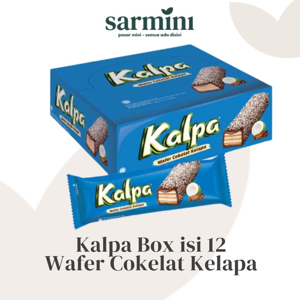

Kalpa Wafer Cokelat Kelapa Box Isi 12
