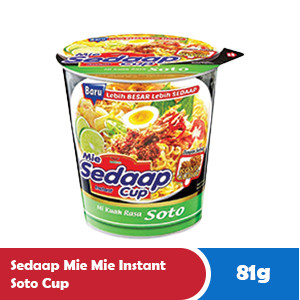 

SEDAAP MIE MIE INSTANT SOTO CUP 77/81g