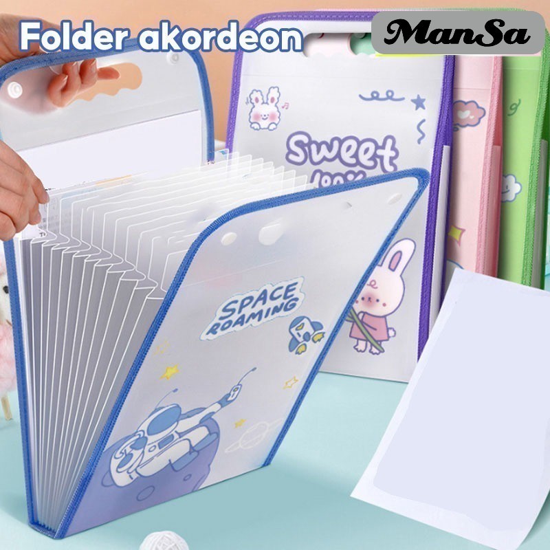 

【ManSa】 File Organizer / penyimpanan berkas / folder portable / tempat kertas ujian