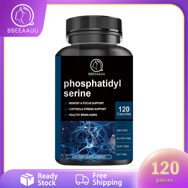 BBEEAAUU Phosphatidylserine Supplements Enhanced Absorption Brain Support for Memory Formation + Rec