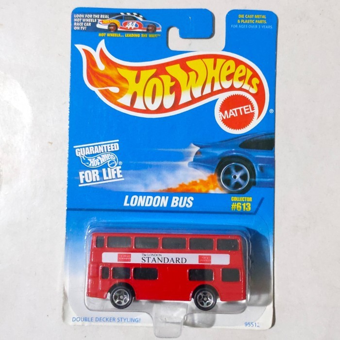 EL99 Hotwheels Hot Wheels London Bus merah 1997 Standart Advertisement rare