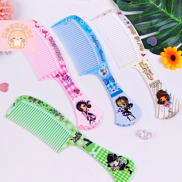 Sisir Rambut Dewasa / Anak / sisir Fashion Motif Gadis Lucu