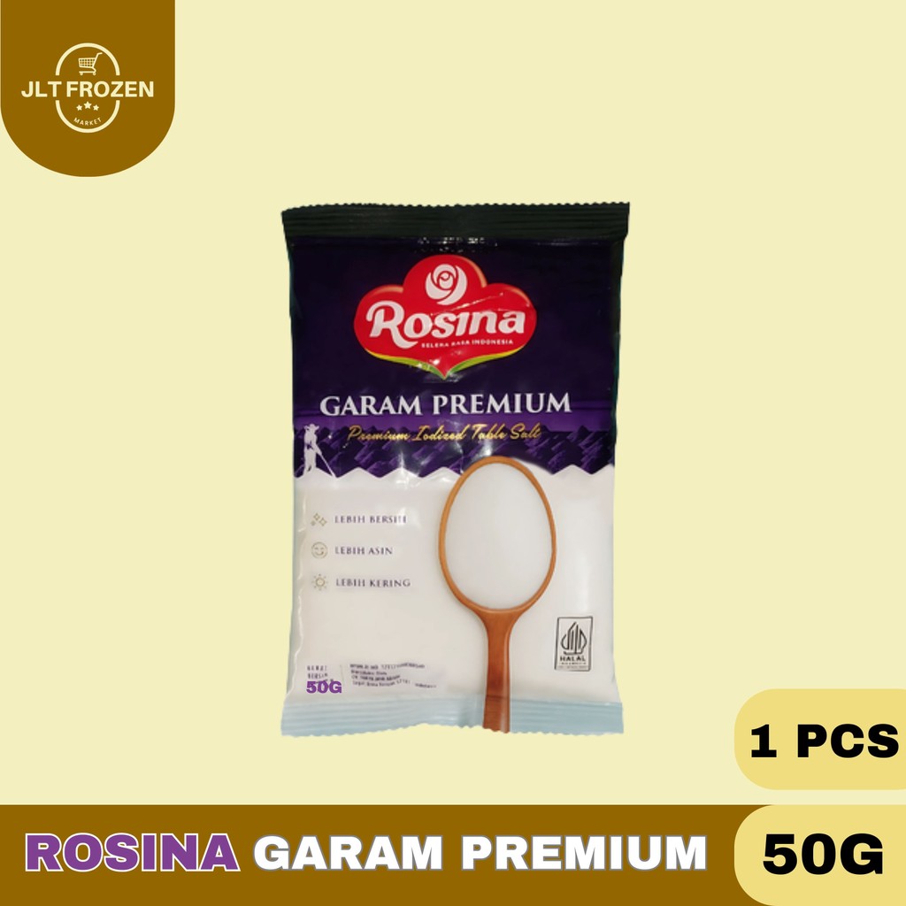

Garam Rosina 50g / 1PCS / Garam Masak / Garam Dapur / Garam Halus 50g