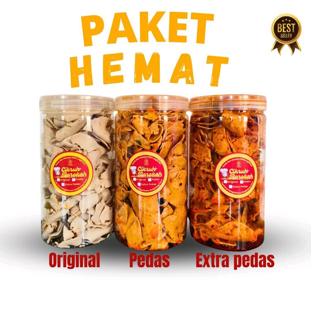 

Basreng Koin Pedas Daun Jeruk Viral Toples Bundling- Snacks Makanan Ringan - Food